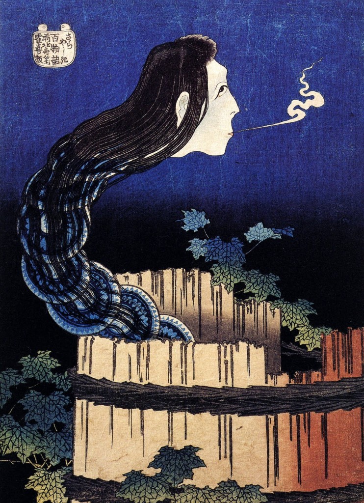 Katsushika Hokusai - Fantoma lui Okiku