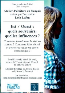 Atelier d'écriture Lola Lafon