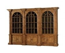 Old Grand Library Bookcase - Genuine English Reclaimed