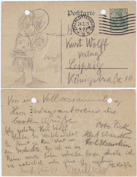 Franz-Kafka-Postcard