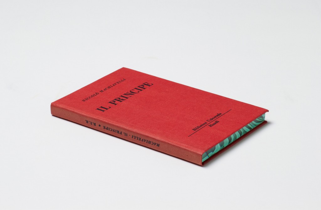 ブックシリーズ「君主論」 ニッコロ・マキャべッリ 2011年 本、積層ガラス 161×104×7mm